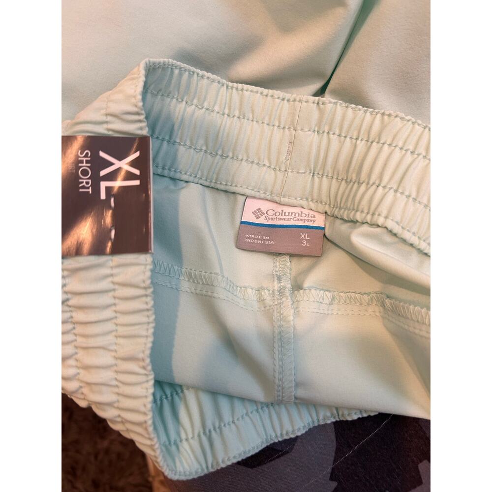 Columbia Women's Bogata Bay Stretch Shorts Omni-Shade UPF 50 Size XL, Mint NWT - Picture 4 of 8